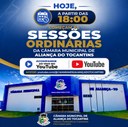 Sessão Ordinária hoje
