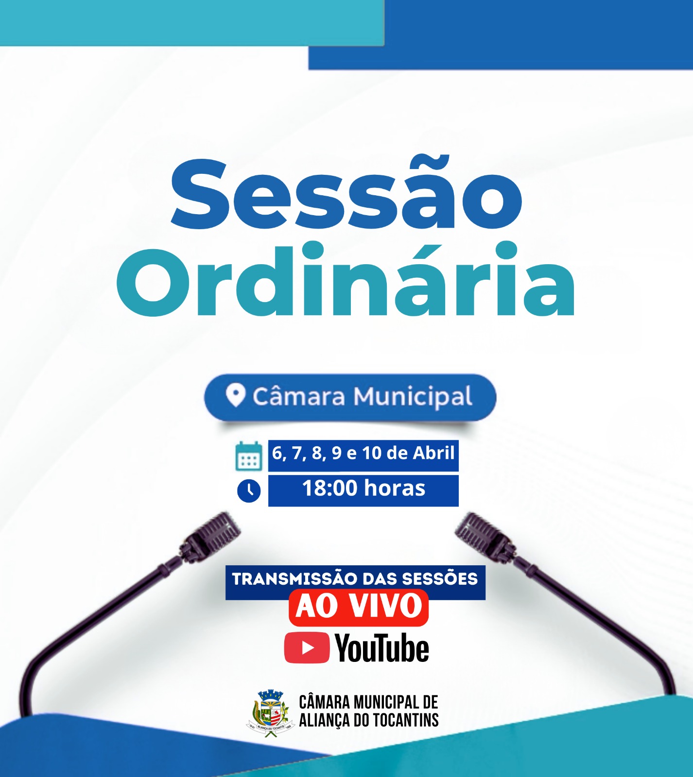 Sessões de Abril/2026