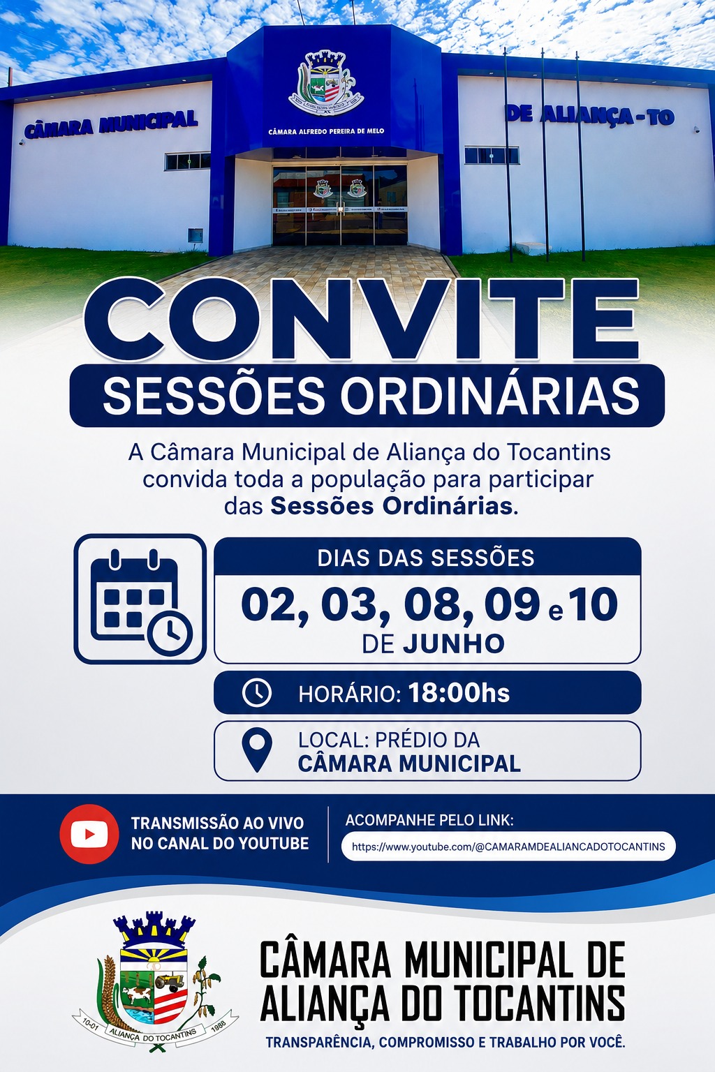 Sessões de Junho/2026