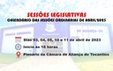 Sessões Ordinárias - Abril/2023 Sessões Ordinárias - Abril/2023