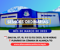 Sessões Ordinárias Março/2025