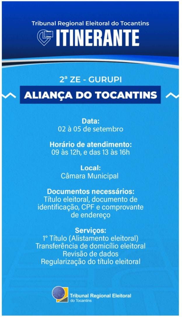 TRE Itinerante em Aliança